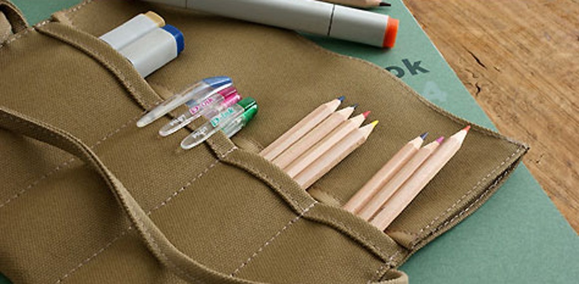 VanNuys A967 Canvas Roll-Up Pencil Case