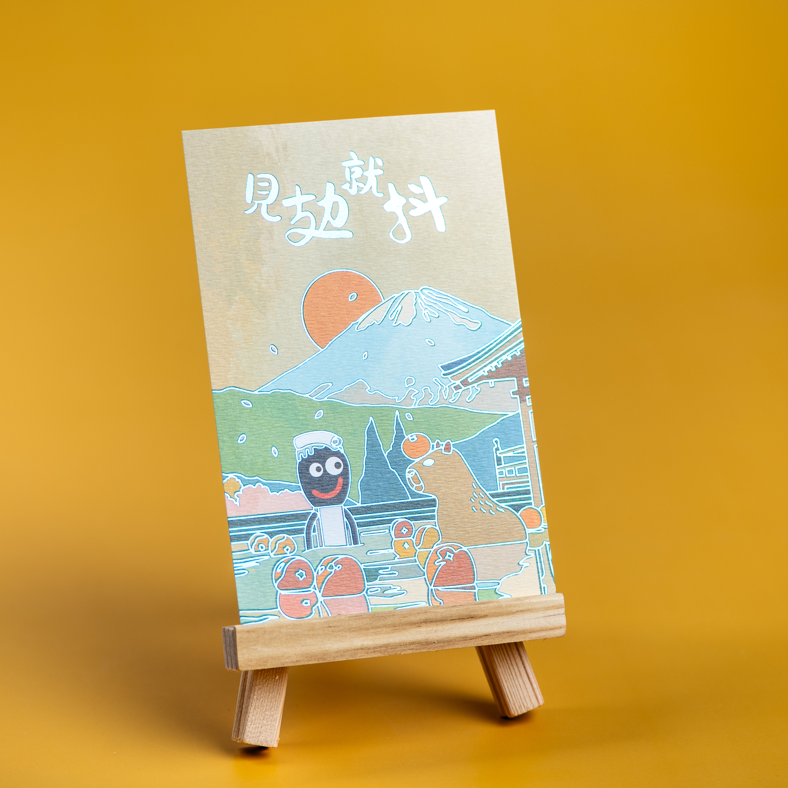 火柴人紙品卡類｜Postcard 明信片—「旅遊」