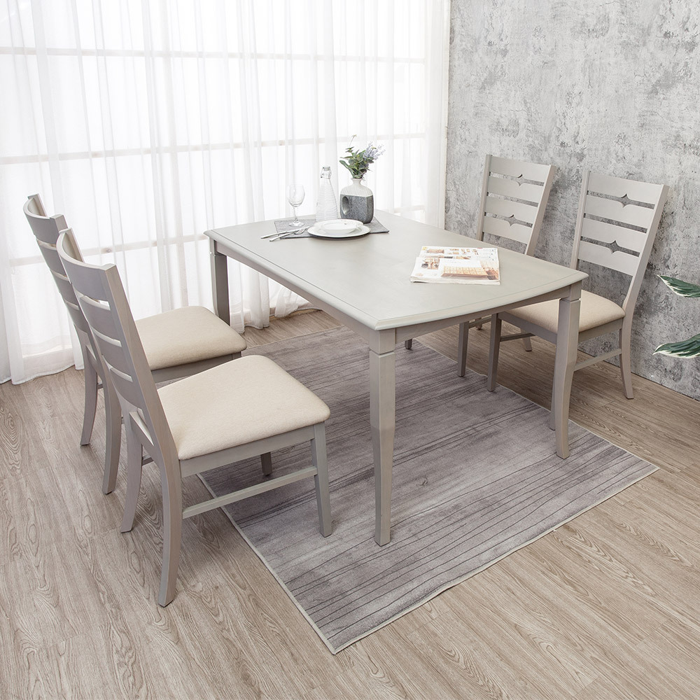 約格5尺餐桌椅組(一桌四椅)