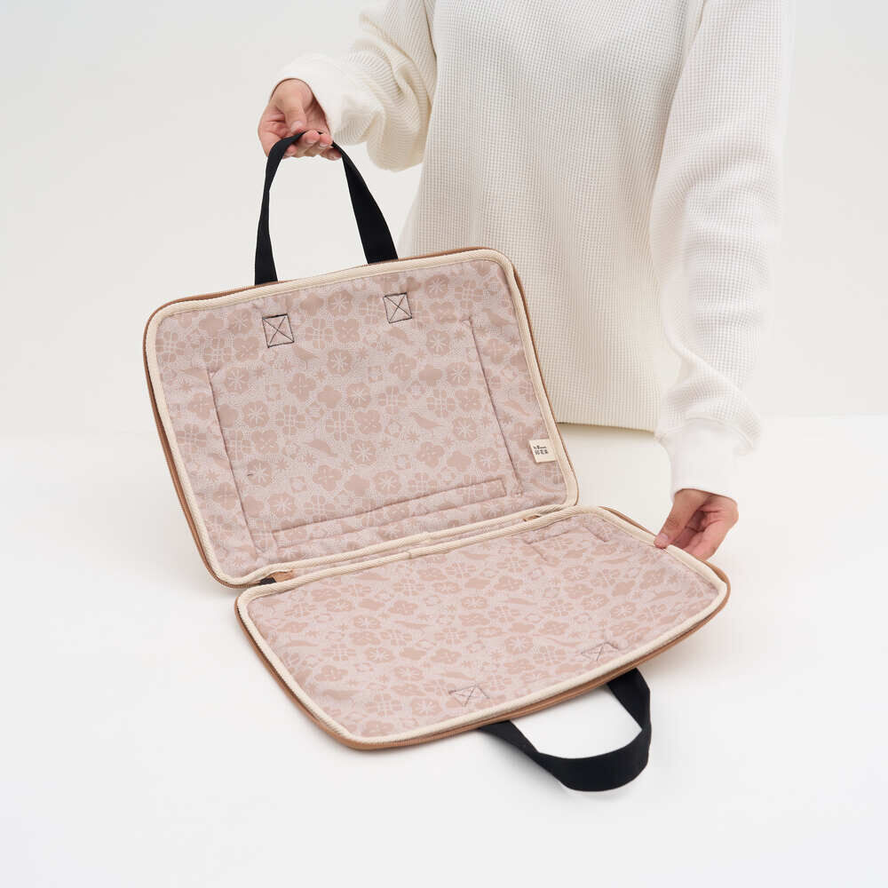 印花樂13吋筆電收納包-差旅款/"I"系列/大地棕