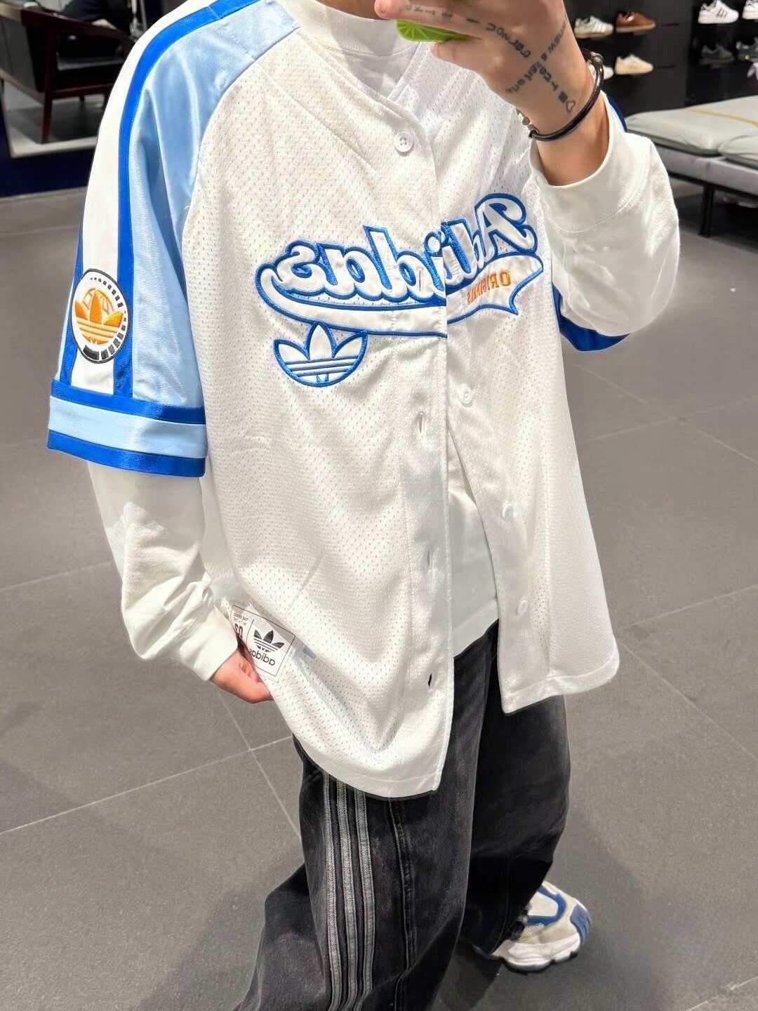 Adidas 三葉草亞規BBRTR SS SHIRT 白藍兩色 預訂