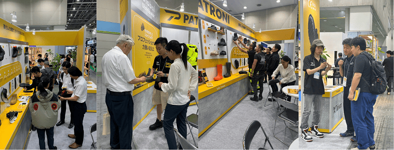 PATRONI 安全鞋在日本參展客人絡繹不絕前來