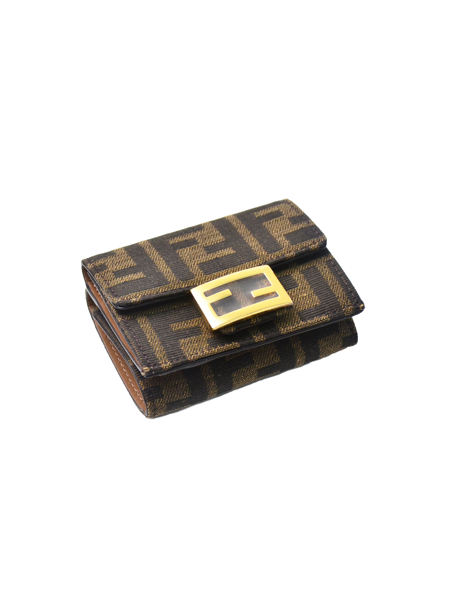 Fendi FF MICRO TRIFOLD BAGUETTE 三折錢包【8M0395A98P】