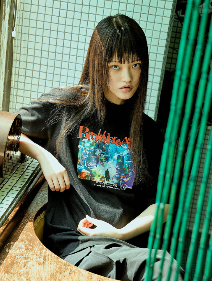 【直播】BROWN BREATH LL081637 STOP BLUFFING 短袖上衣