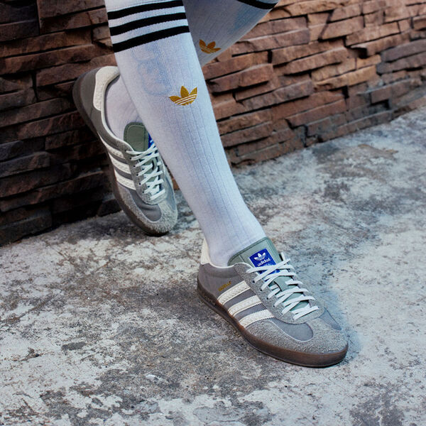 Adidas Gazelle Indoor IF1807 男女 運動休閒鞋 德訓鞋 滑板 復古 灰 白