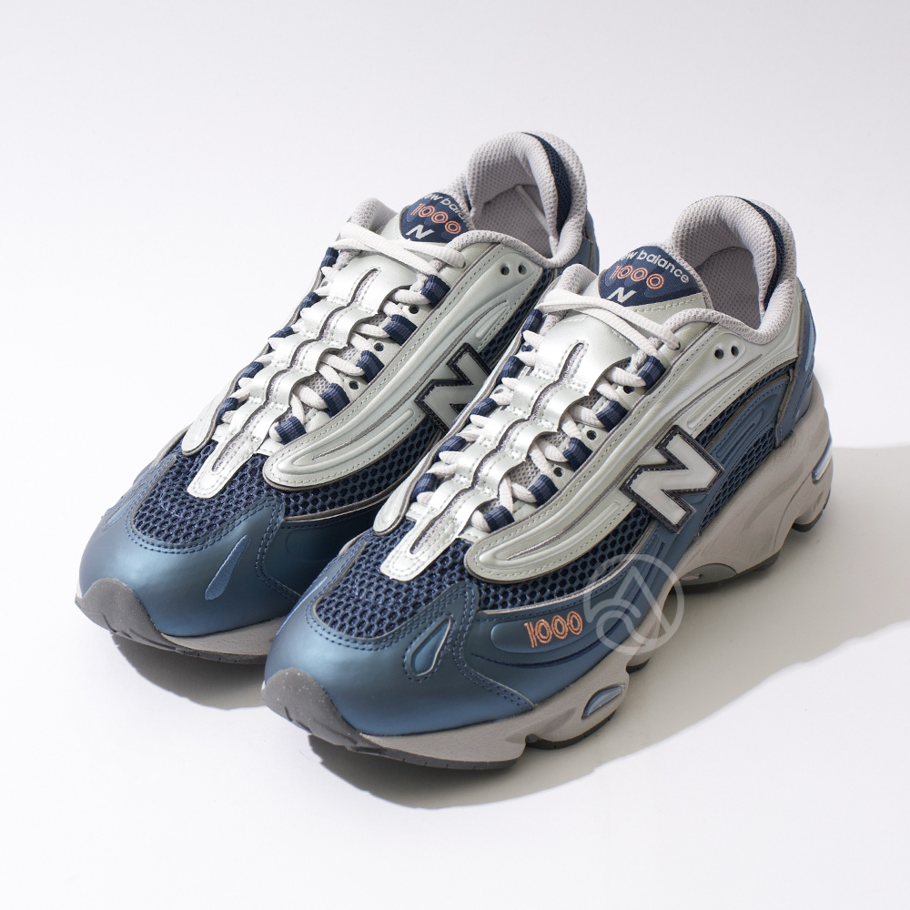 New Balance 1000 男鞋 金屬銀藍色 經典 復古 千禧年 緩震 穩定 舒適 休閒鞋 M1000P
