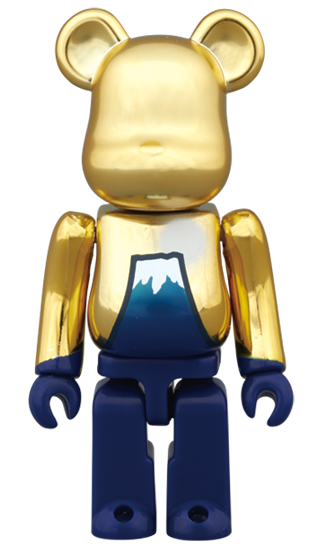 BEARBRICK 日出金 富士山 100%