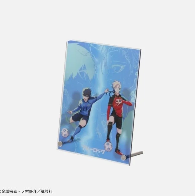 [代購][預訂] BLUELOCK SHINJUKU ART WEEK ×伊勢丹 雙人可立膠畫板 （潔 世一＆ミヒャエル・カイザー）