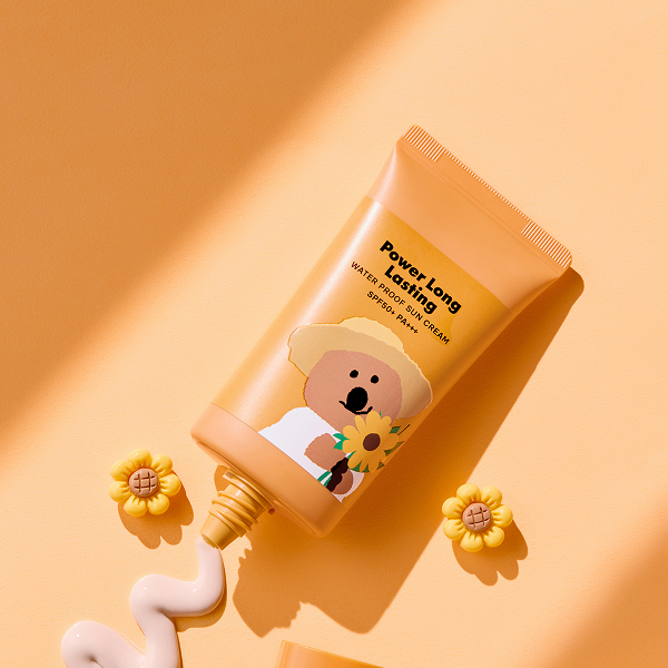 The Face Shop x DINOTAENG Power Long Lasting Water Proof Sun Cream SPF50+ PA+++ 50ml