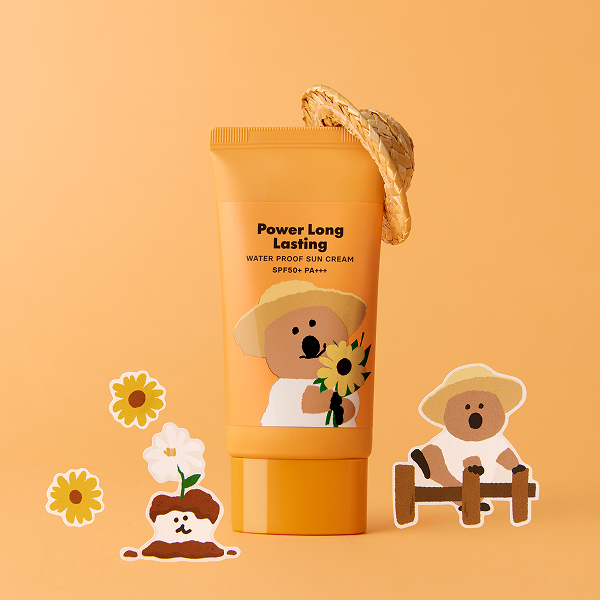 The Face Shop x DINOTAENG Power Long Lasting Water Proof Sun Cream SPF50+ PA+++ 50ml