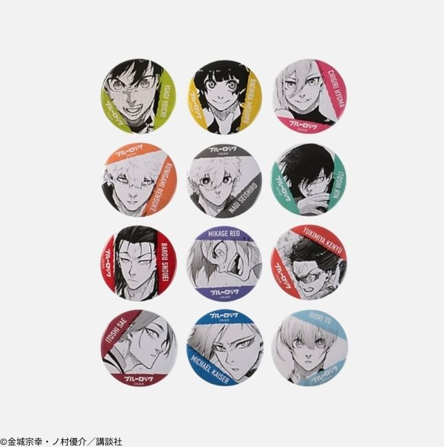 [代購][預訂] BLUELOCK SHINJUKU ART WEEK ×伊勢丹 原畫12款襟章