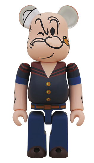 BEARBRICK DRX NAVY POPEYE THE SAILOR MAN 100%