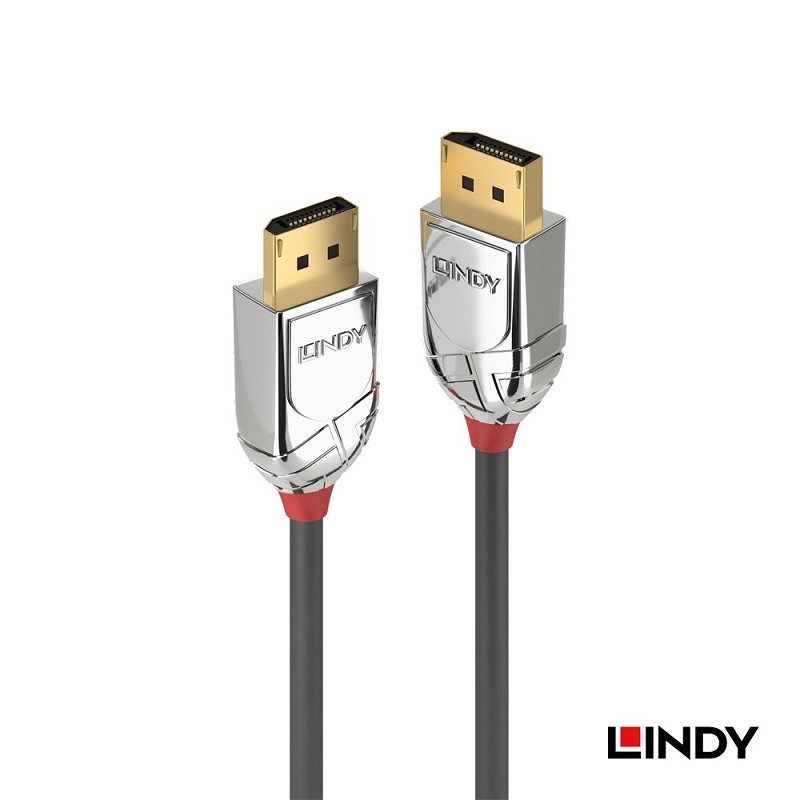 米特3C數位–LINDY 林帝 CROMO LINE DisplayPort 1.3版 公to公傳輸線 3M/5M