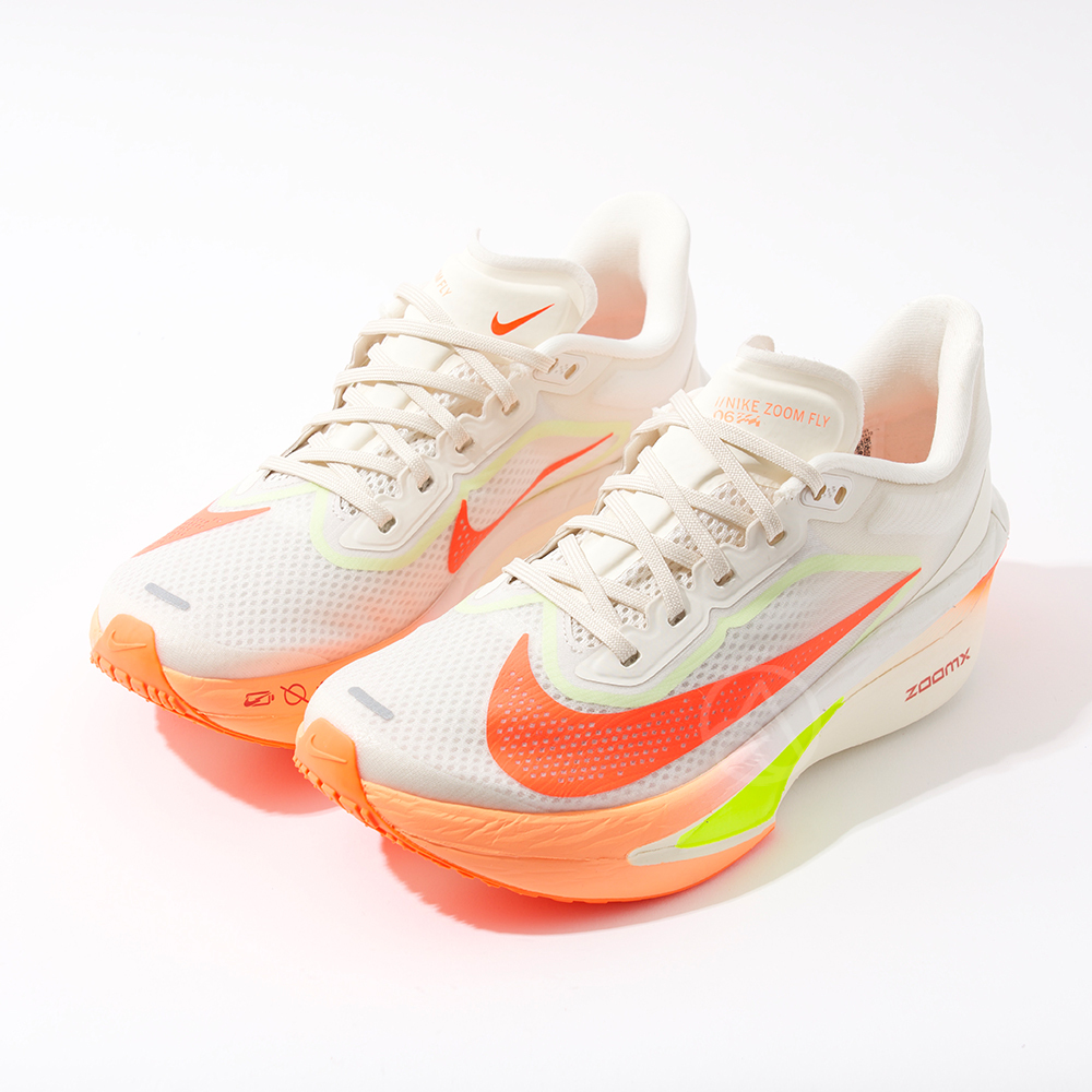 Nike Zoom Fly 6 女鞋 白橙紅色 厚底 路跑 運動 輕量 碳板 氣墊 跑鞋 慢跑鞋 FN8455-105