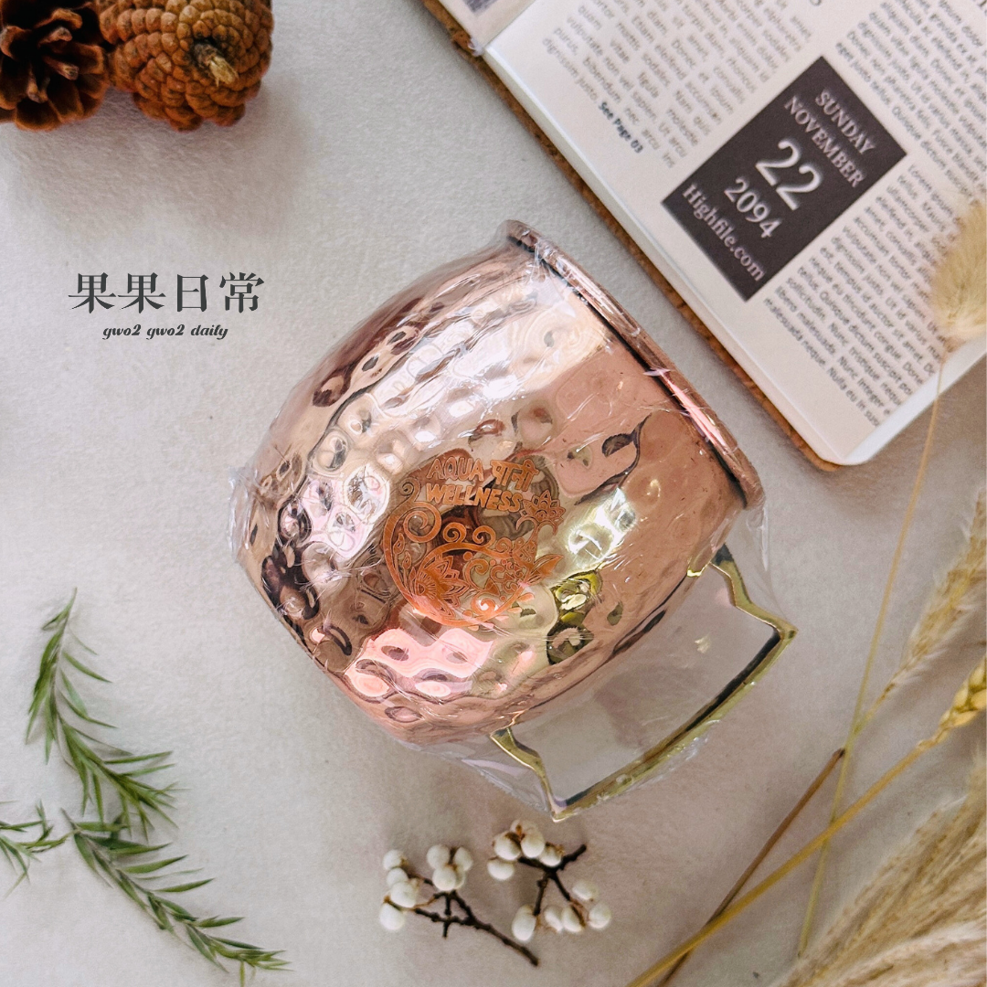 印度純銅水杯 500ml India Pure Copper Moscow Mug 500ml (Hammered/細點)