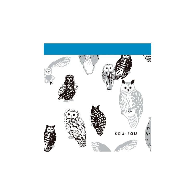 日本 SOU．SOU×PHP研究所 方型便條紙/ ふくろう