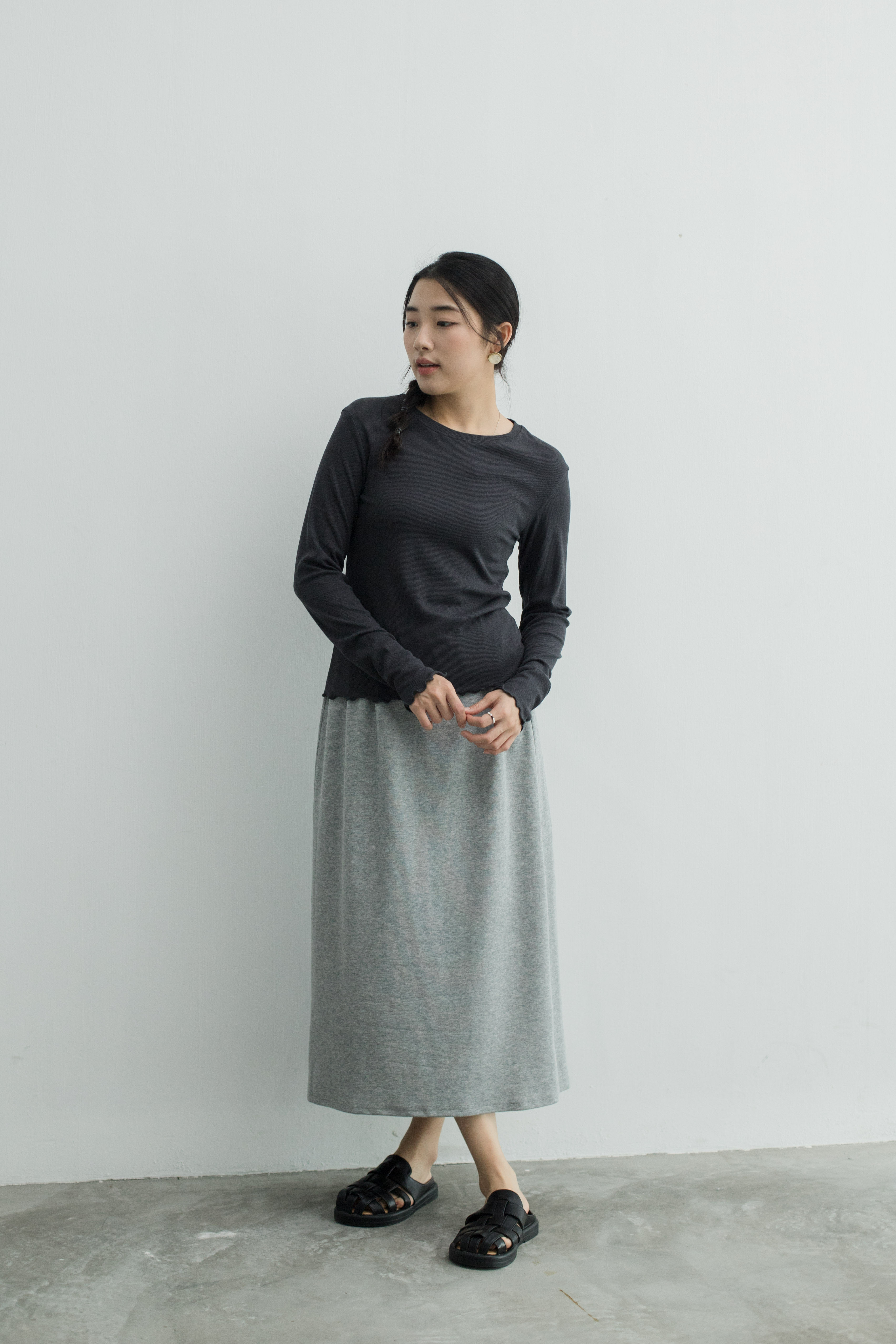 Renie Long Sleeve Tee Navy -2450KLNAV