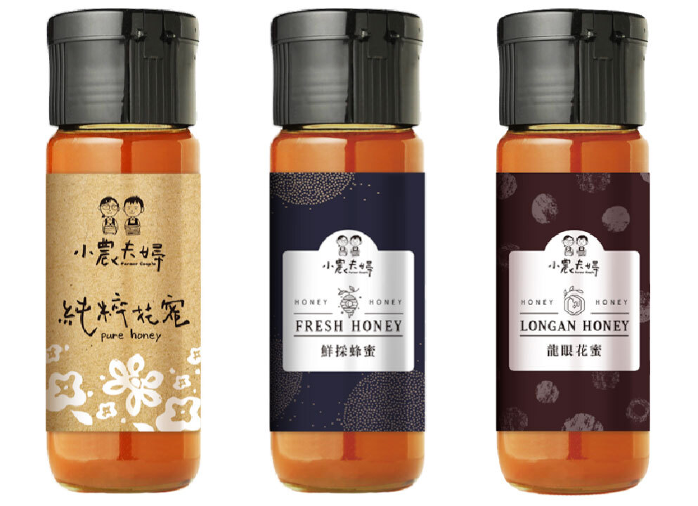 【小農夫婦】頂級台灣-龍眼/鮮採/純粹 花蜜420g