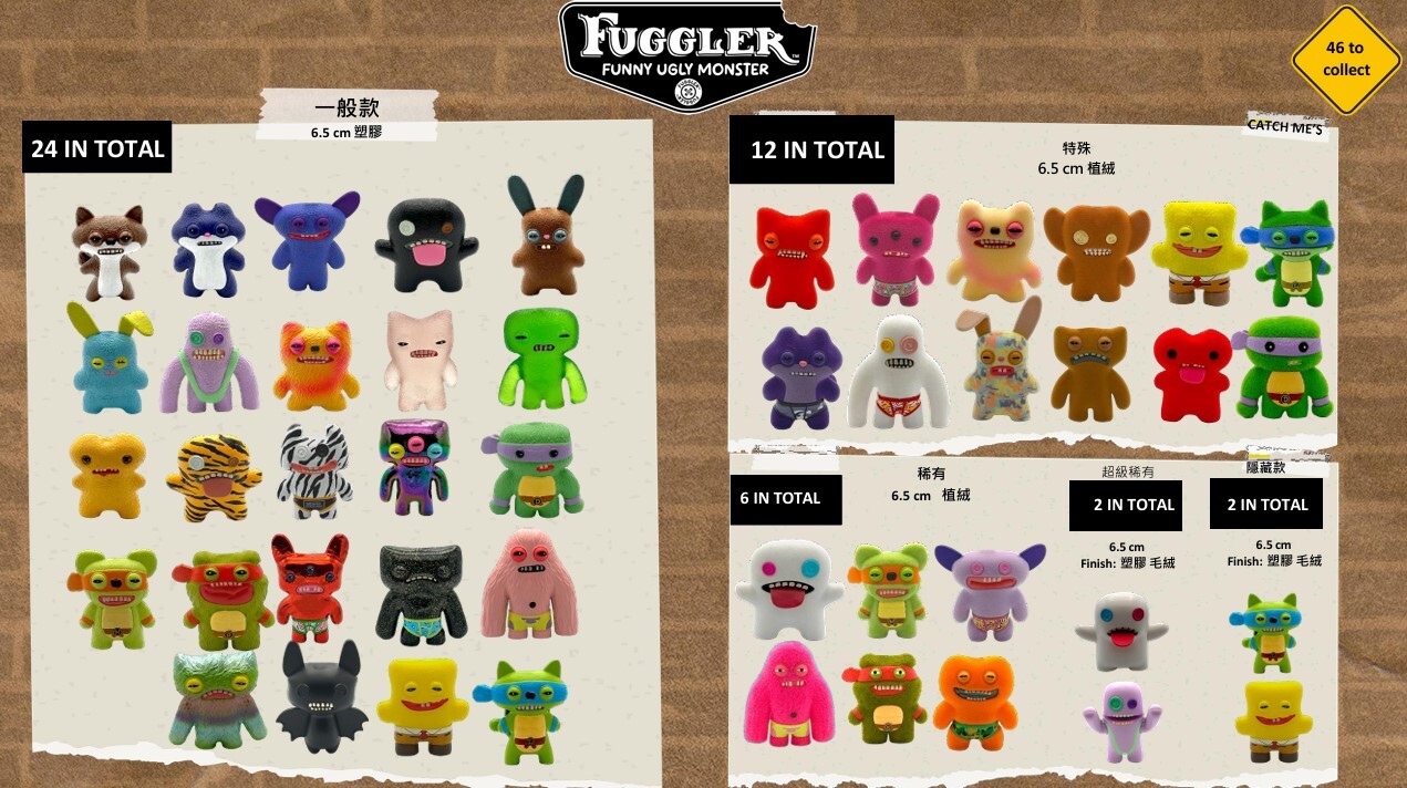 放克牙寶公仔S2-牙勒牙勒系5入組(隨機出貨)