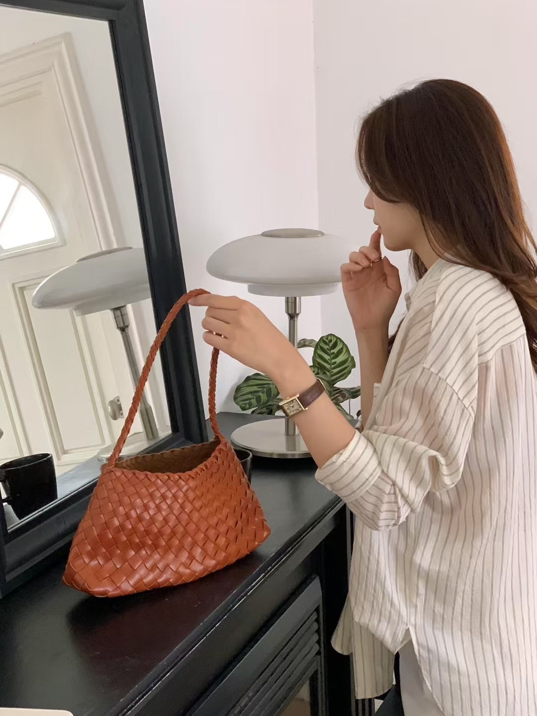 代購價! 牛皮織織手袋