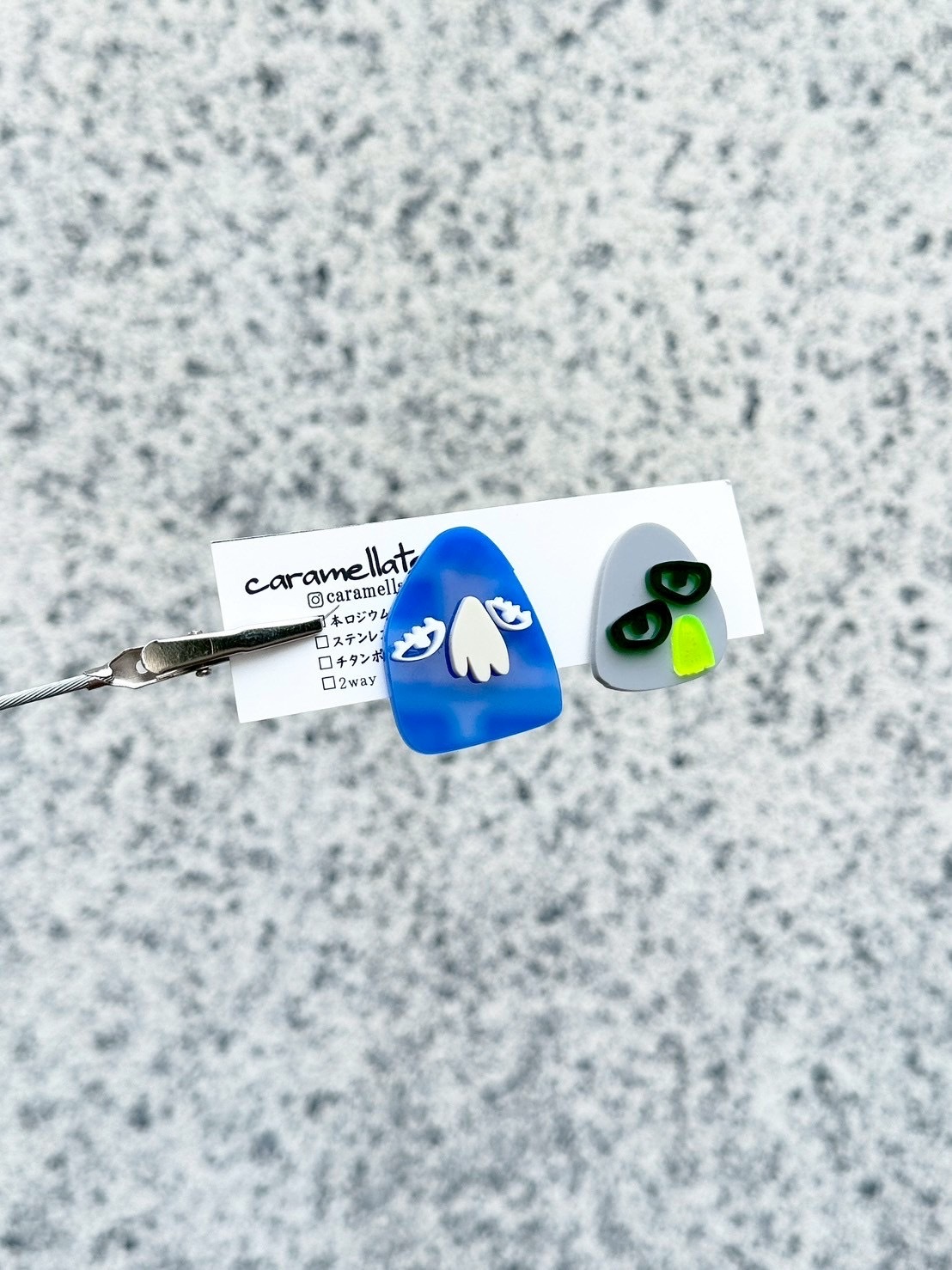 [caramellate] 怪趣表情耳環 | 耳夾 | NO.134