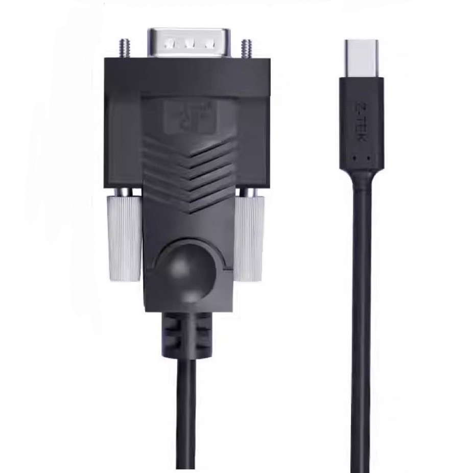 Z-TEK 力特 Type-C 轉 RS232 9孔母頭 連接線