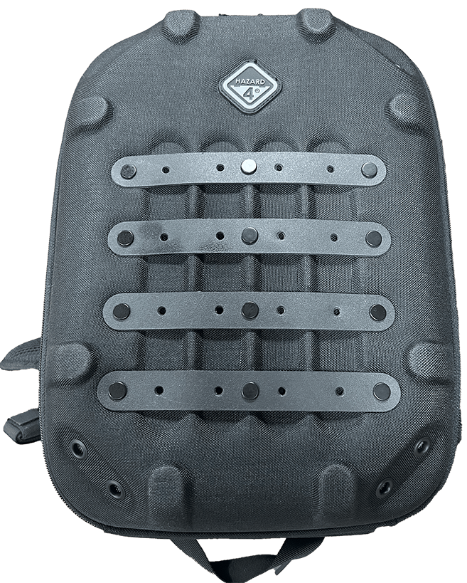 (78折展示品僅一個) HAZARD 4 BKP-GRL-BLK 硬殼網格後背筆電包(黑)