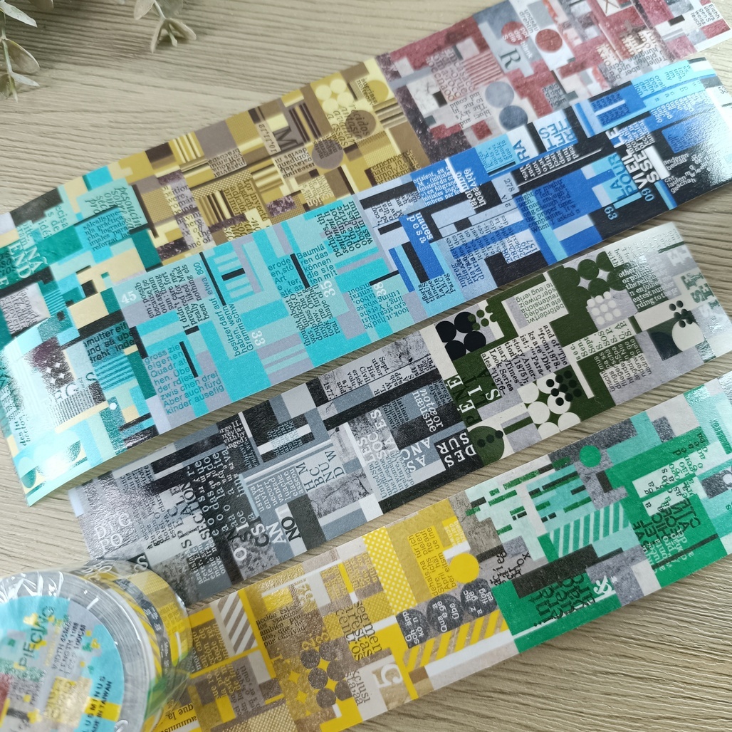 PLUSMINUS．PIECING 4.5cm日本和紙膠帶 <整捲/分裝>