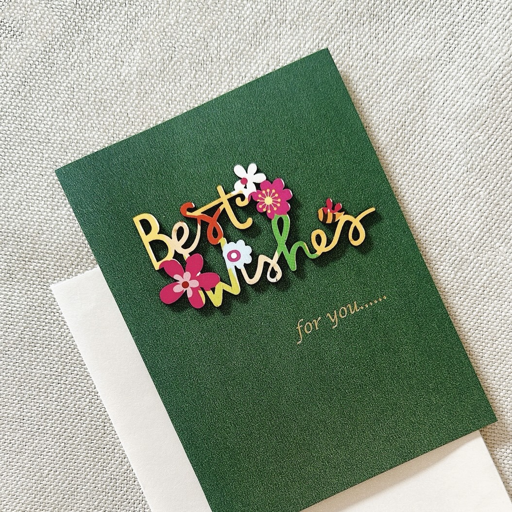 花願語手寫祝福卡