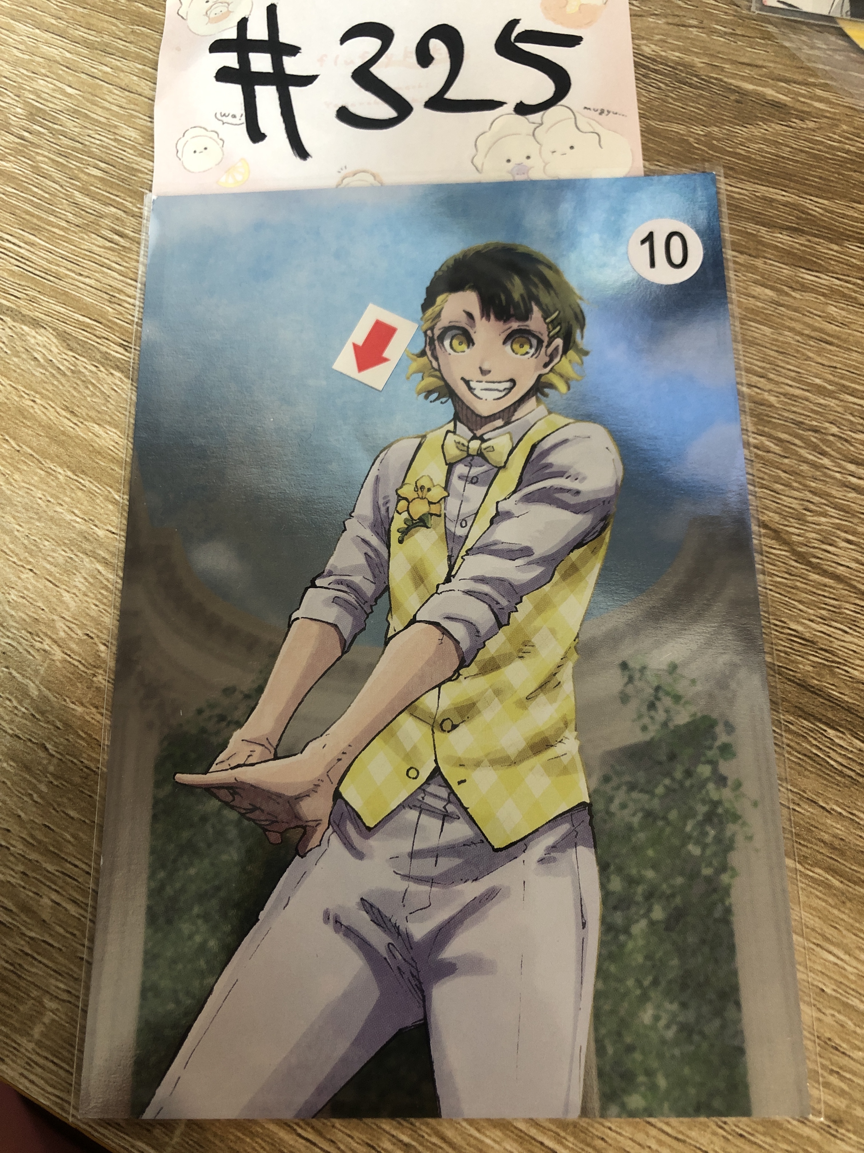 BlueLock 蜂樂 明信片 瑕#325