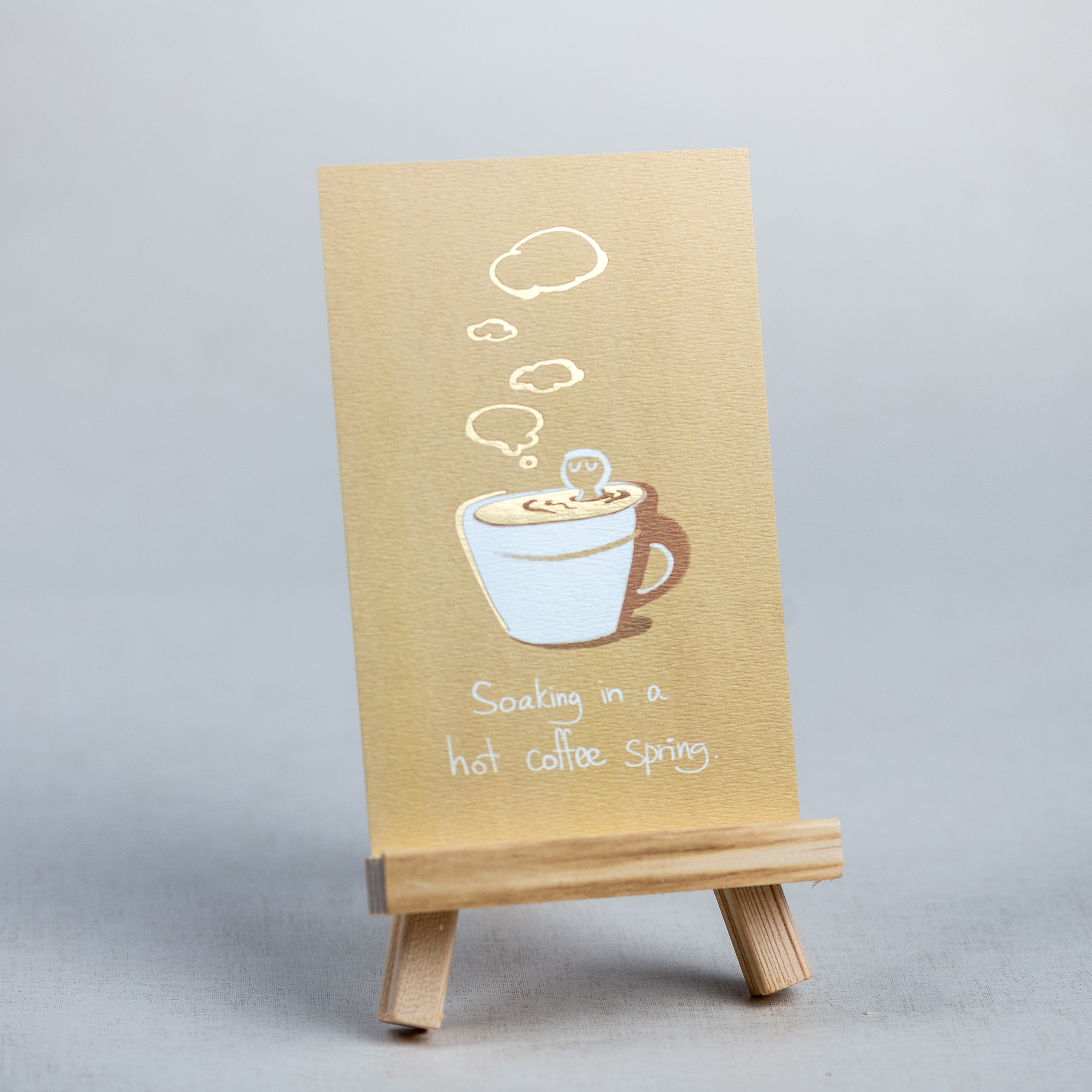 Wood Morning「慢下來」明信片 Postcard