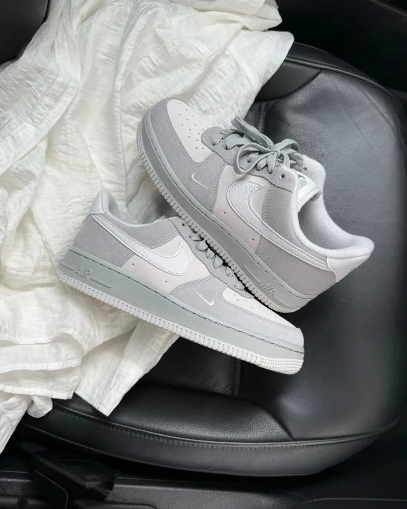 <淺色絕美> Nike Air Force 1"Light Smoke Grey" 復古 麂皮 雲霧灰 霧霾灰 HV3876077