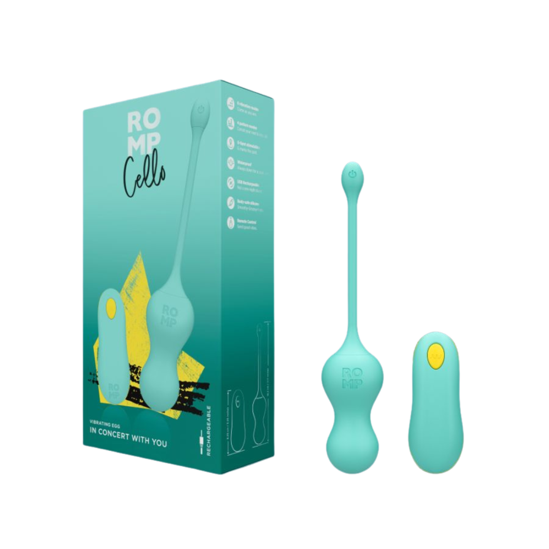 ROMP Cello APP控制遙控震動蛋