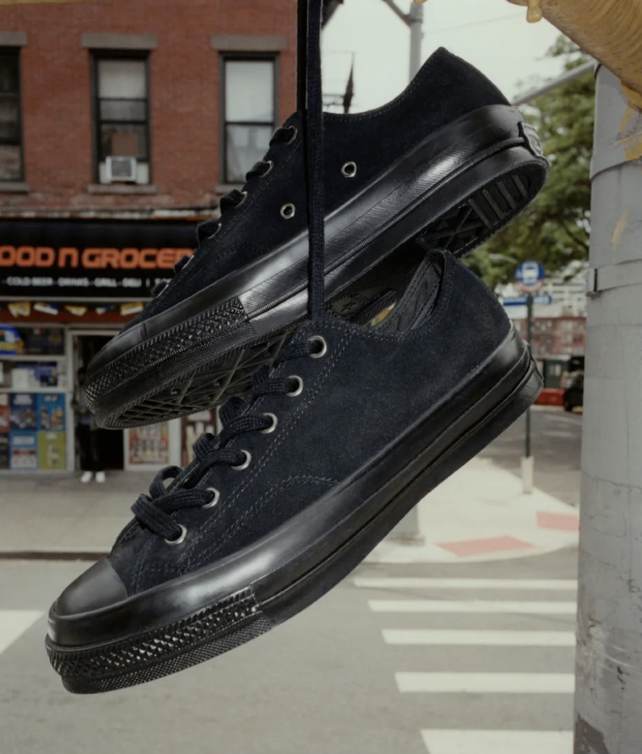 預購┃日本 CONVERSE ALL STAR LGCY SU OX 麂皮 低筒鞋 全黑