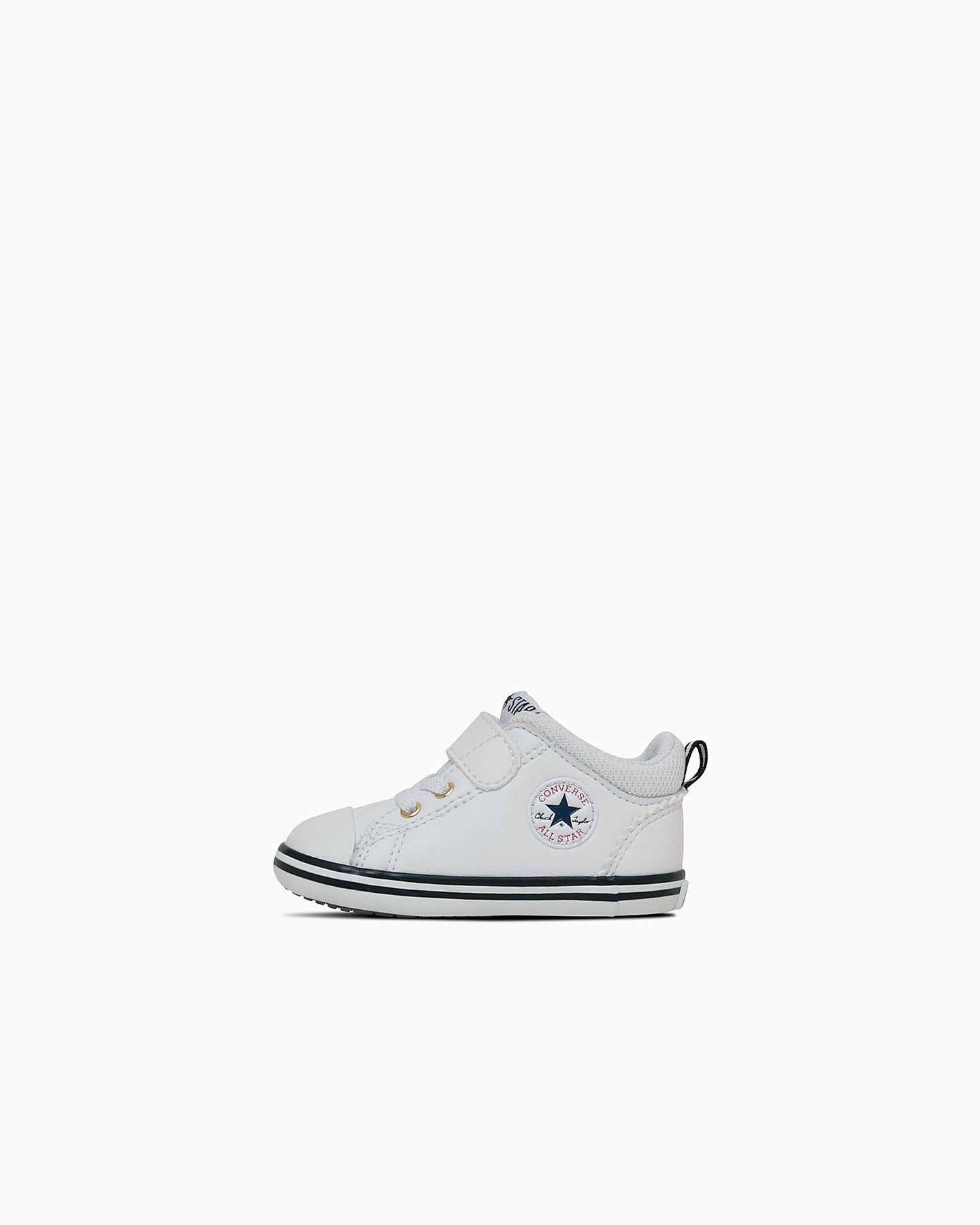 預購┃日本 CONVERSE BABY MINI ALL STAR N V-1 皮革  親子鞋 小童 黑白