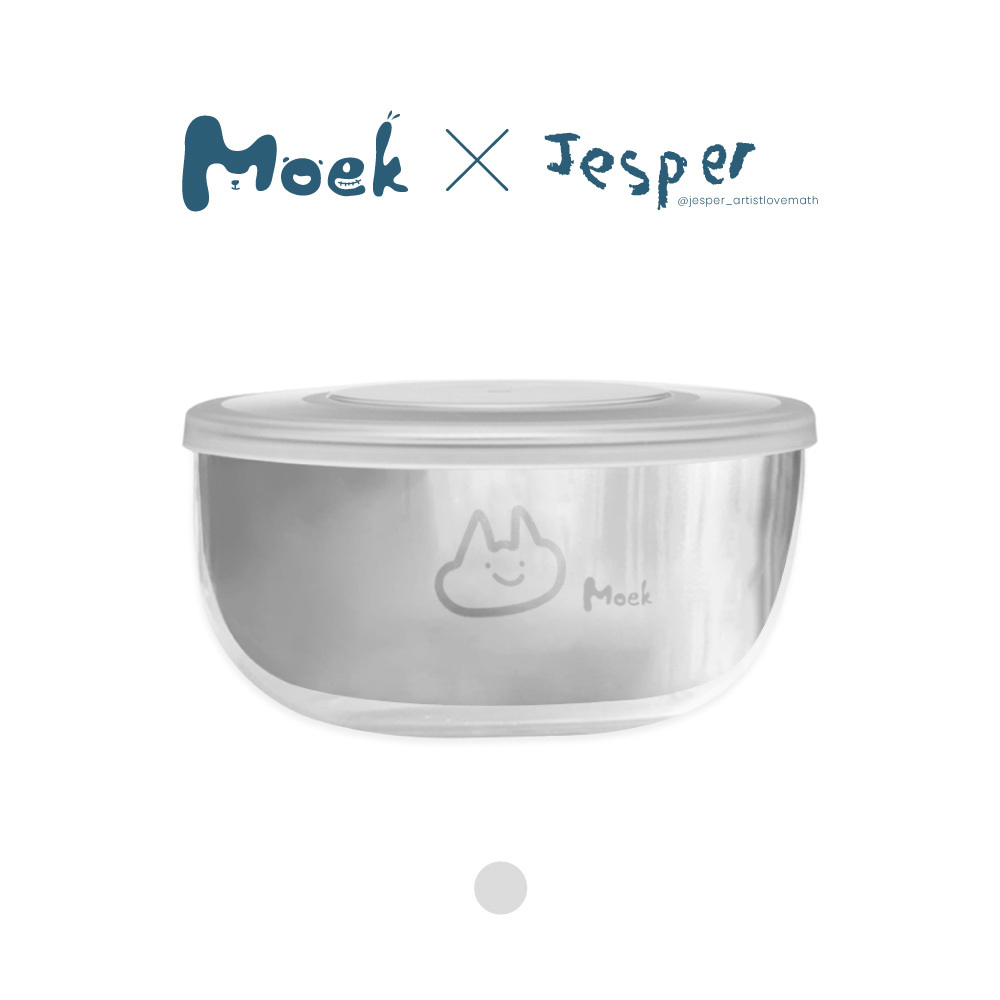 抗菌可微波不鏽鋼水晶點心碗 (Essten™) ∣ Moek X Jesper