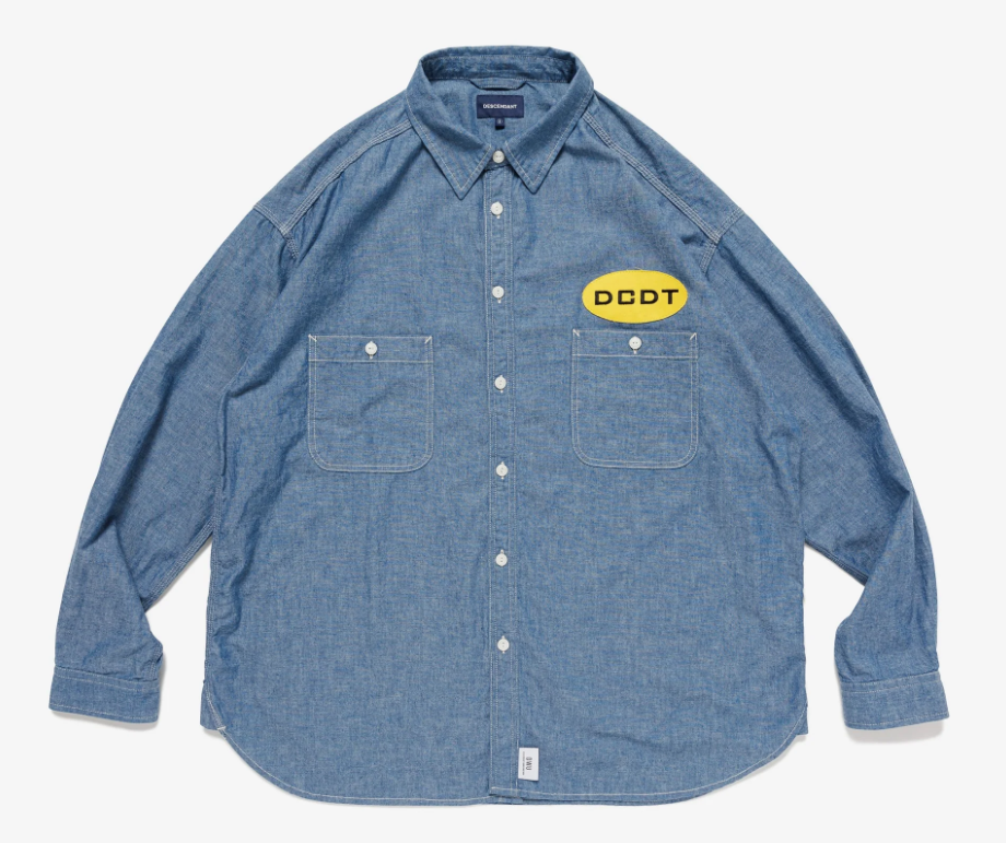 [現貨] DESCENDANT SS25 NORMAN CHAMBRAY LS SHIRT | Indigo