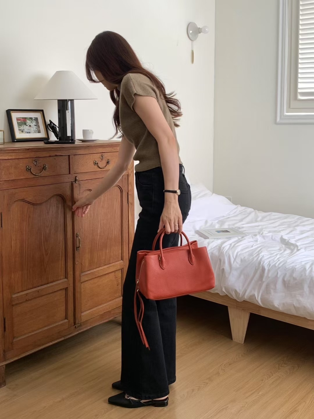 代購價!多層收納波士頓包