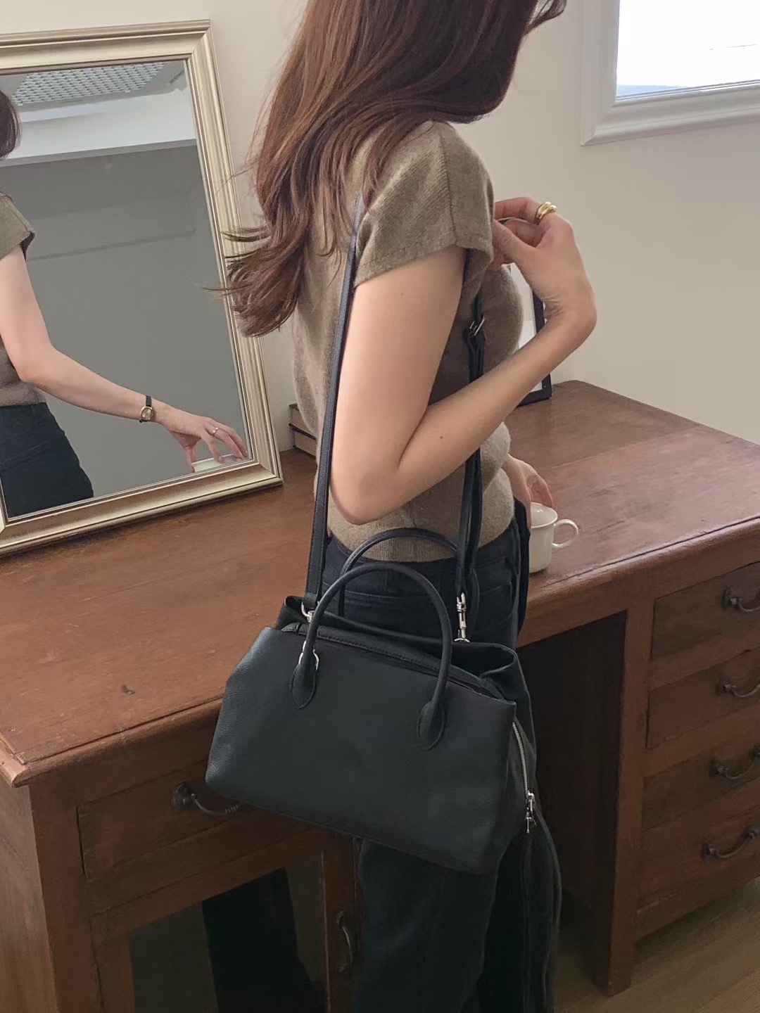 代購價!多層收納波士頓包