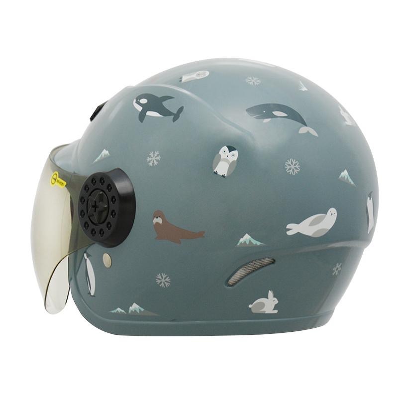 THH FH220 北極圈小夥伴 靜謐藍 童帽 3/4罩