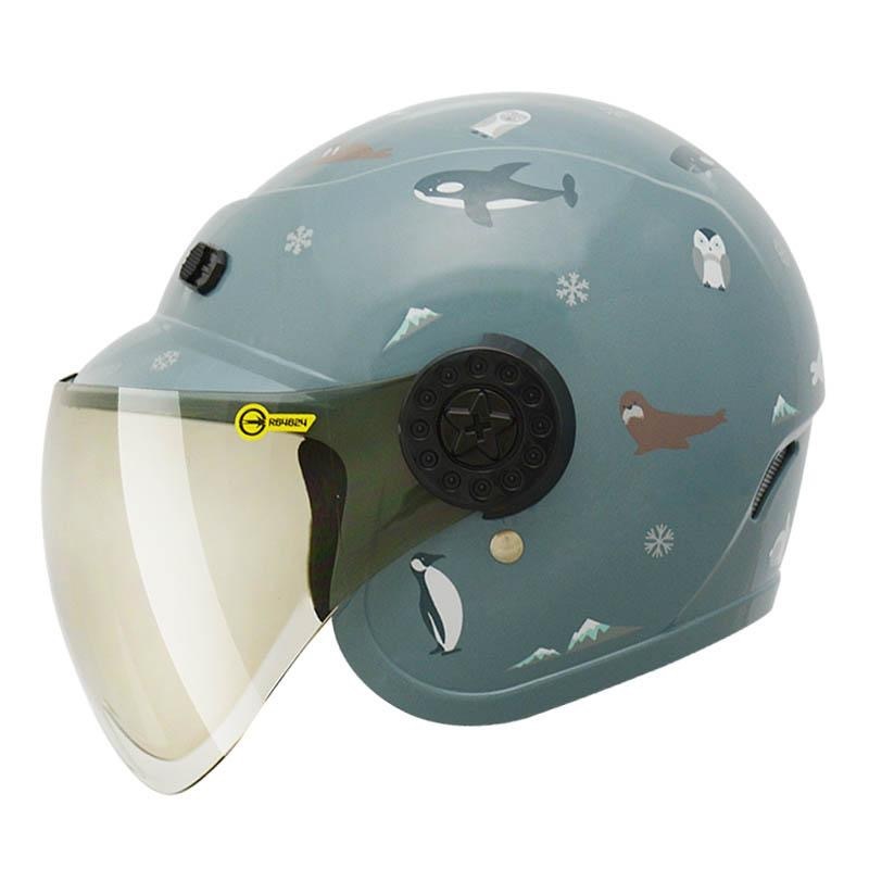 THH FH220 北極圈小夥伴 靜謐藍 童帽 3/4罩