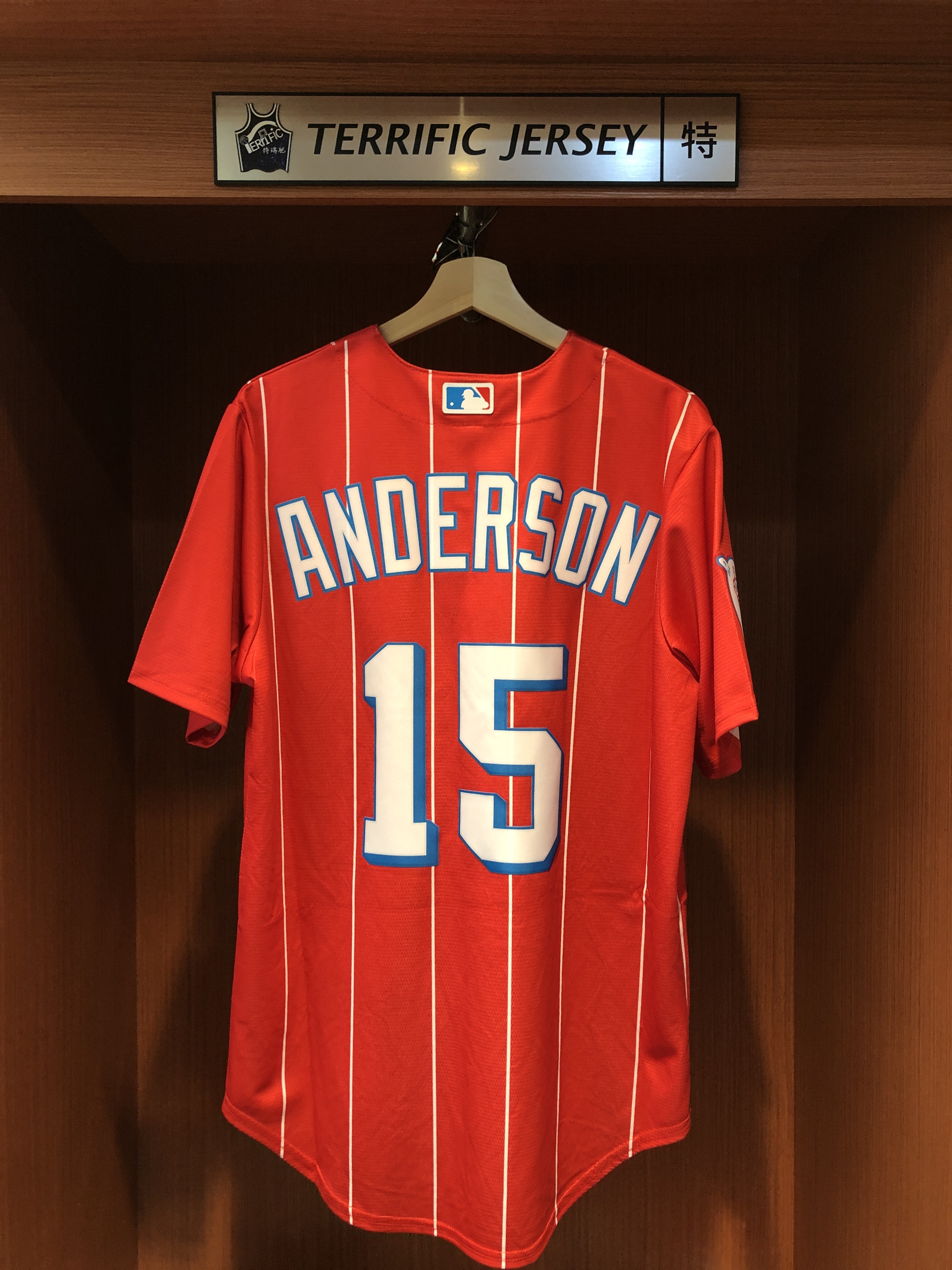 MLB球衣 Brian Anderson 邁阿密馬林魚城市 Nike Replica Player Name Jersey 球迷版 熱轉印 全新