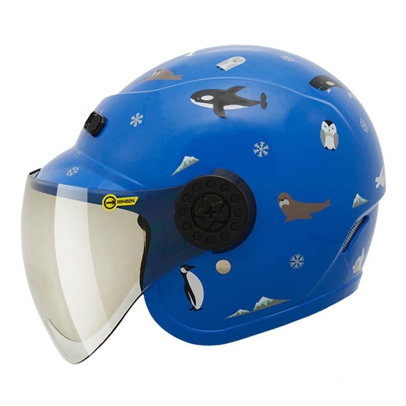 THH FH220 北極圈小夥伴 靛藍 童帽 3/4罩