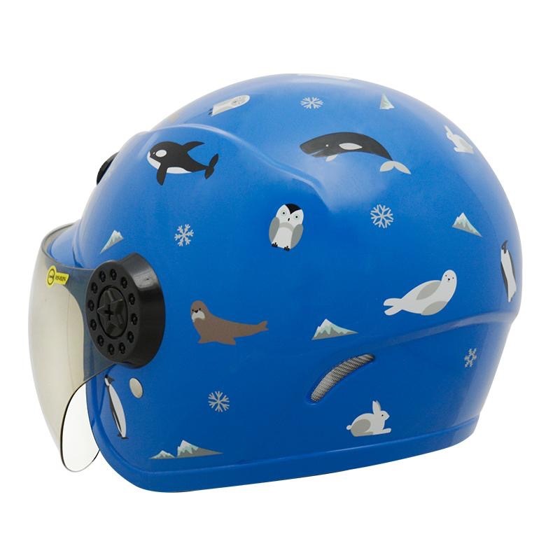 THH FH220 北極圈小夥伴 靛藍 童帽 3/4罩