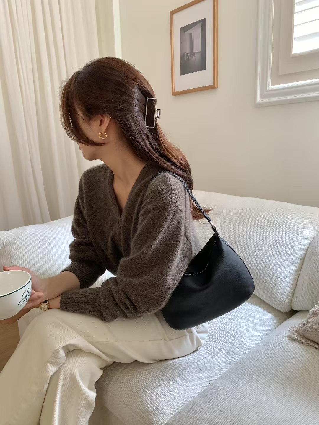 代購價!編織麻花帶手袋