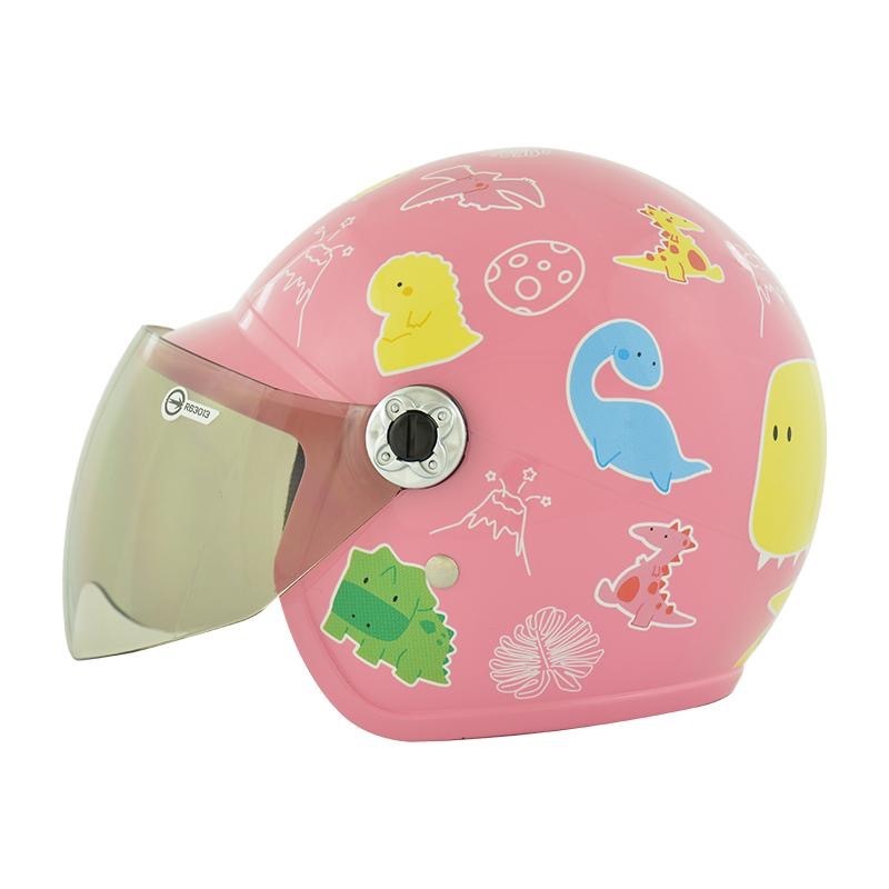 THH FH200Y FH200Y 小恐龍 粉紅 童帽 3/4罩式