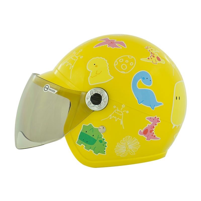 THH FH200Y FH200Y 小恐龍 陽光黃 童帽 3/4罩式