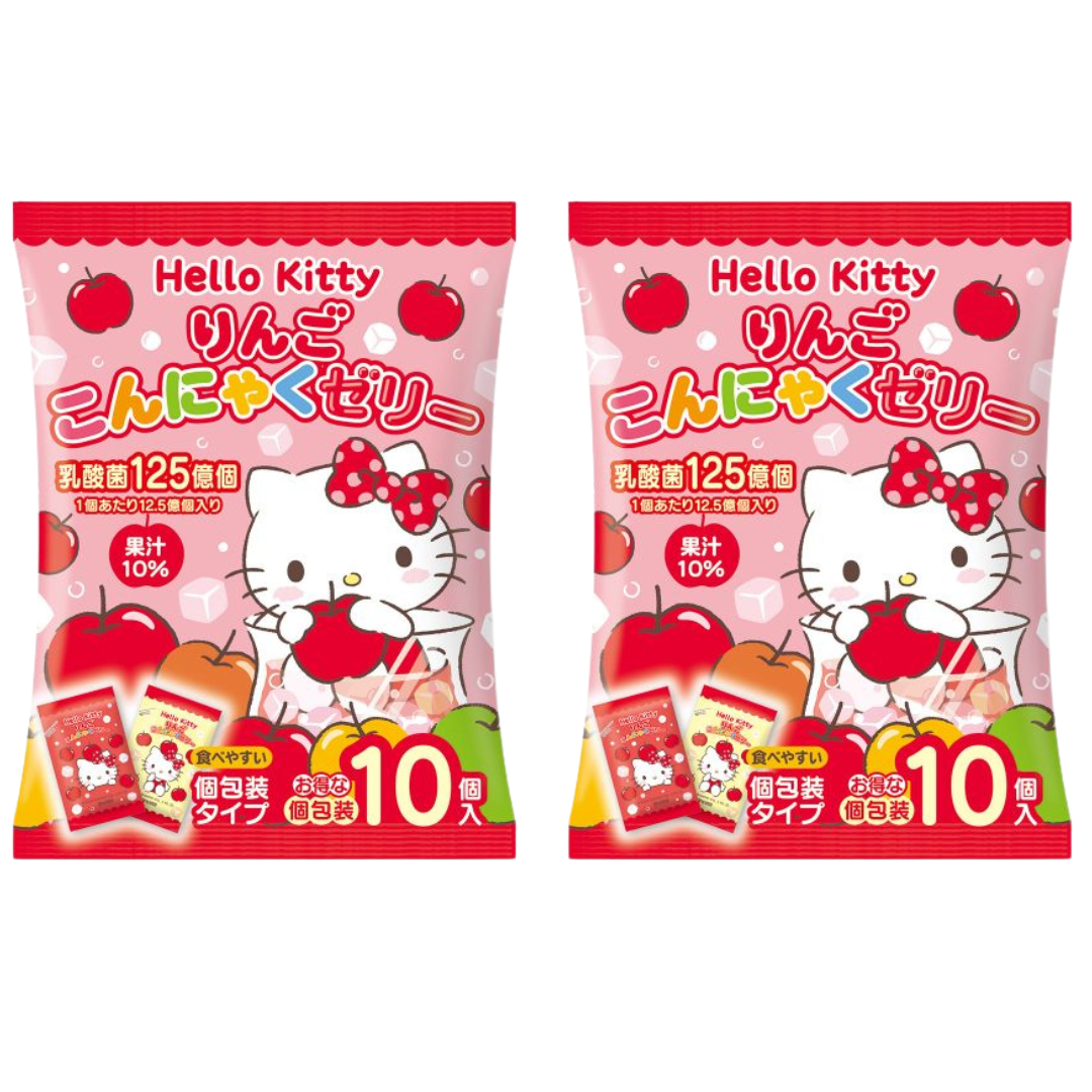 HELLO KITTY 乳酸菌蒟蒻果凍(蘋果味)150G  X 2 到期日 2026-4-1