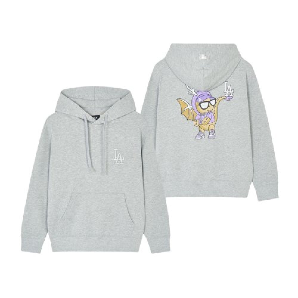 【直播】MLB LL081522 圖案連帽衛衣(灰色)