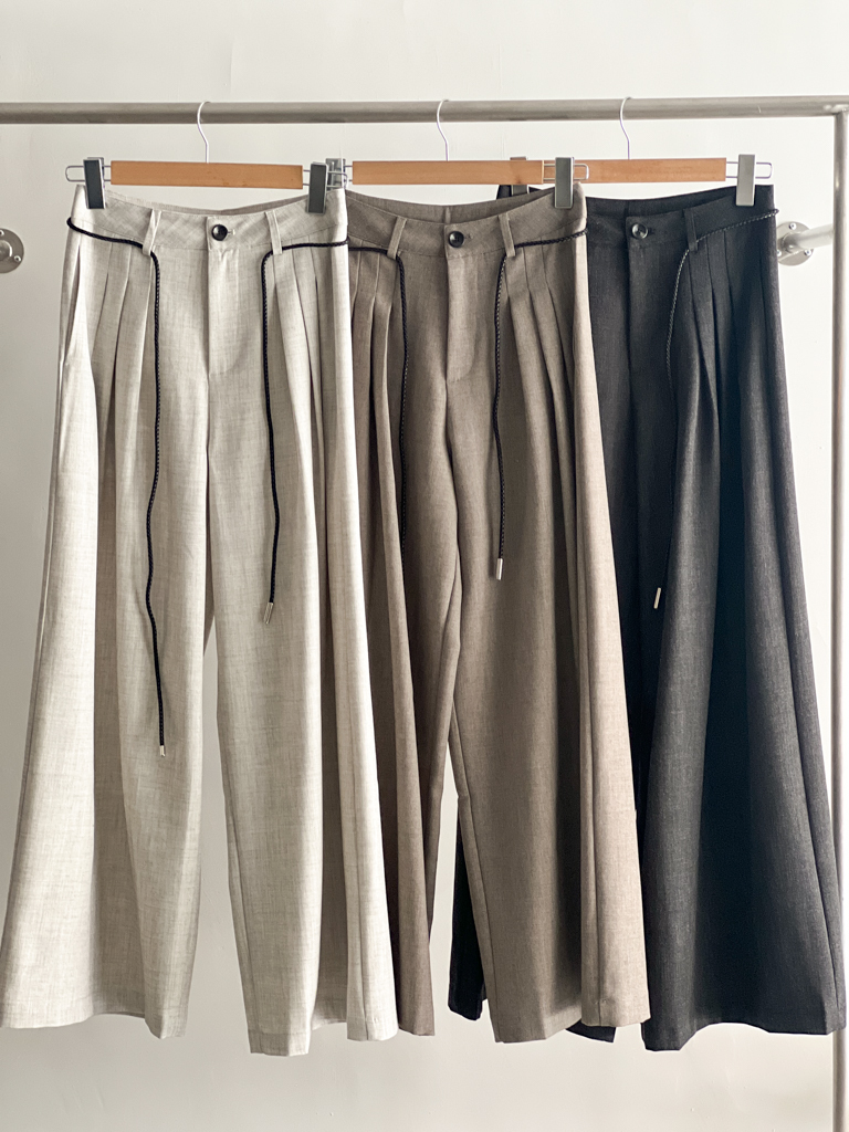 0810顯瘦西裝寬褲